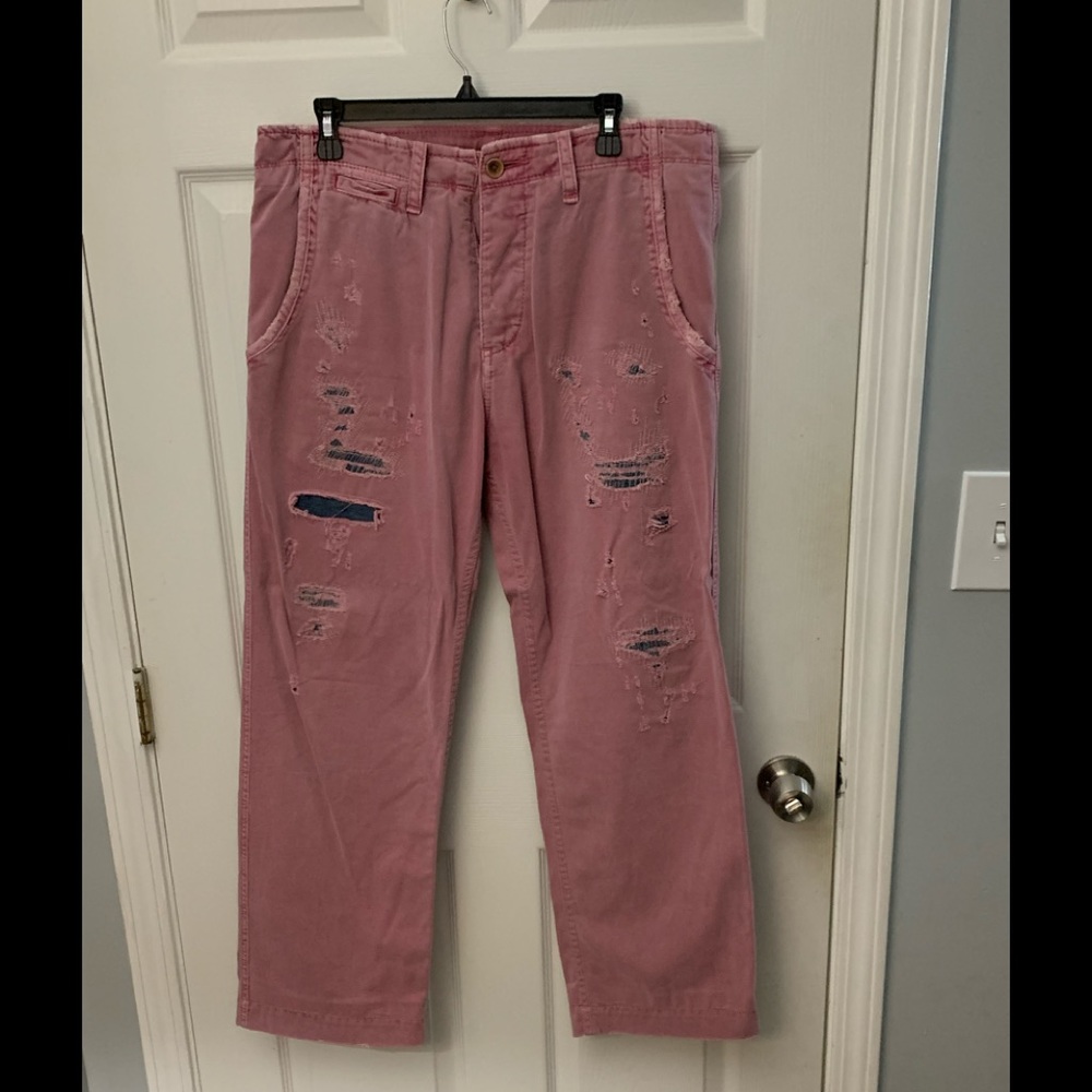 True Religion pink jeans.